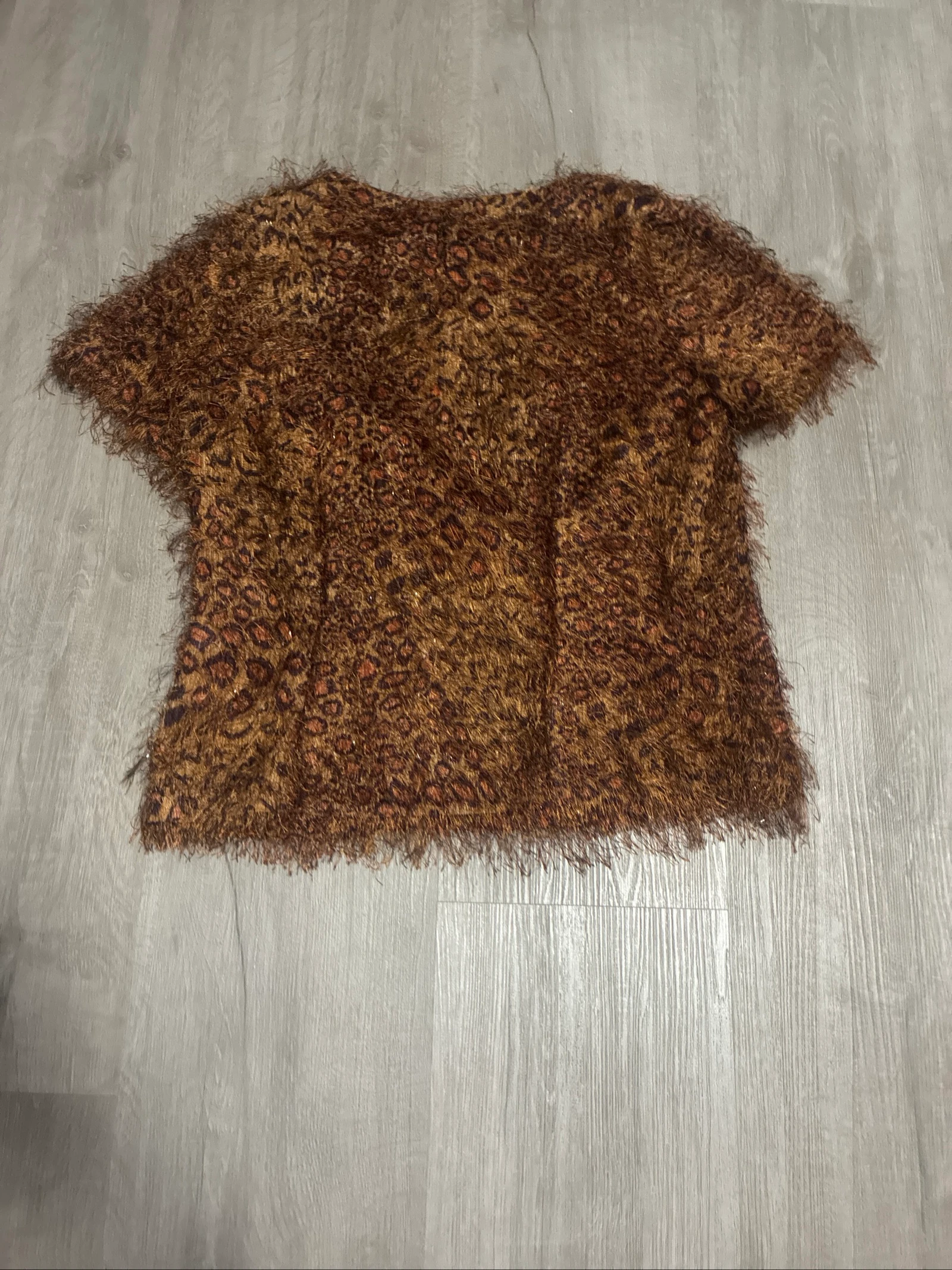 Blusa de estampado animal talla 46 XL